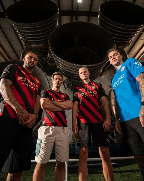 Maglia Manchester City Divisa Trasferta 2022/23 Maglia Manchester City Divisa Trasferta 2022/23